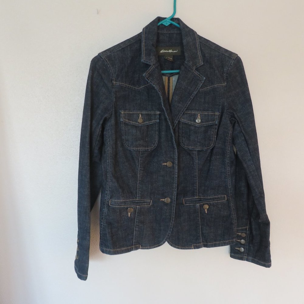 EDDIE BAUER 2 BUTTON DENIM JACKET